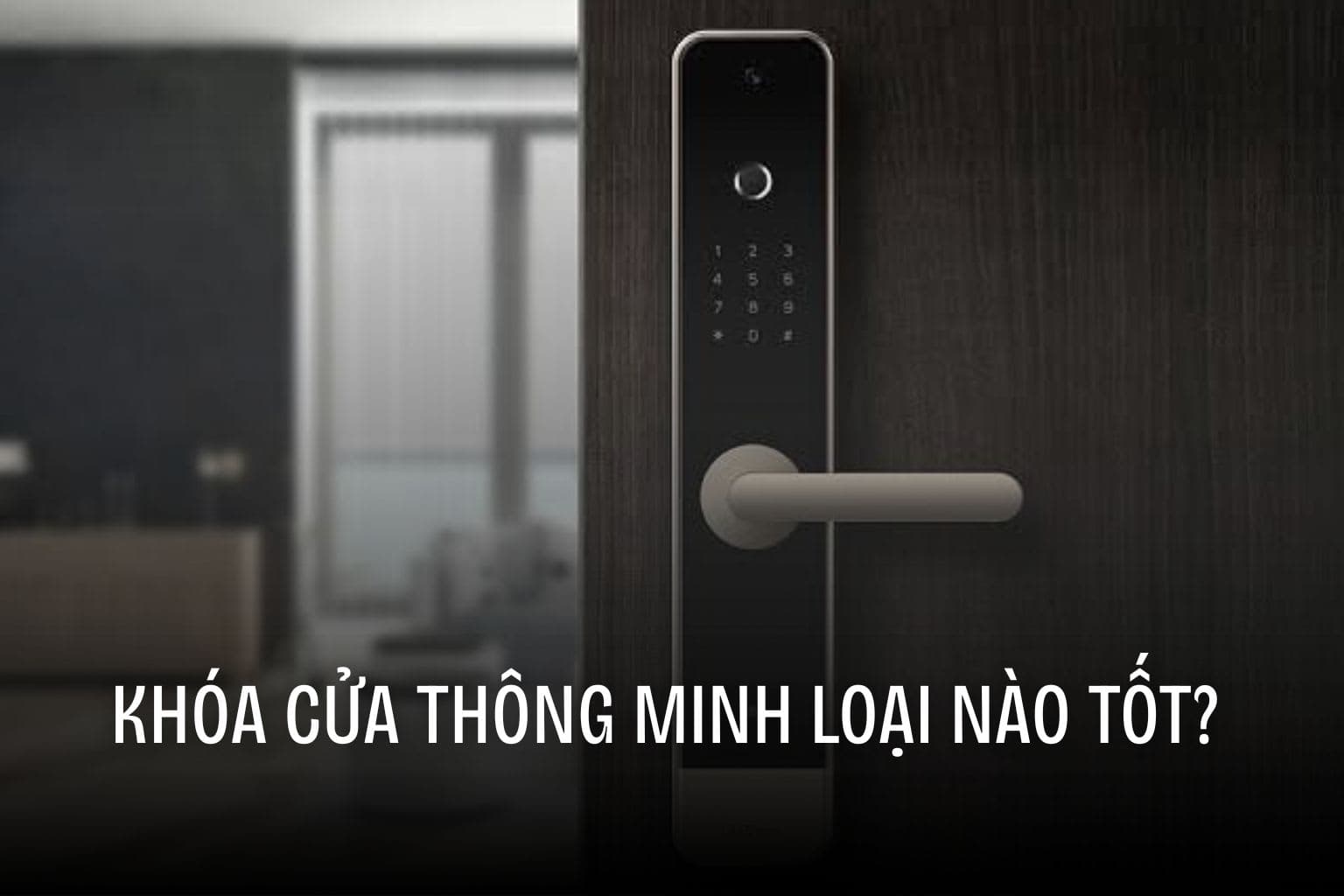Khóa cửa thông minh loại nào tốt? Hướng dẫn lựa chọn theo nhu cầu